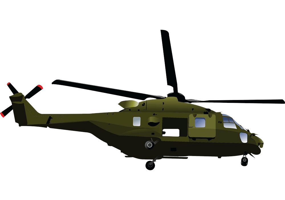 Detail Helicopter Transparent Nomer 45