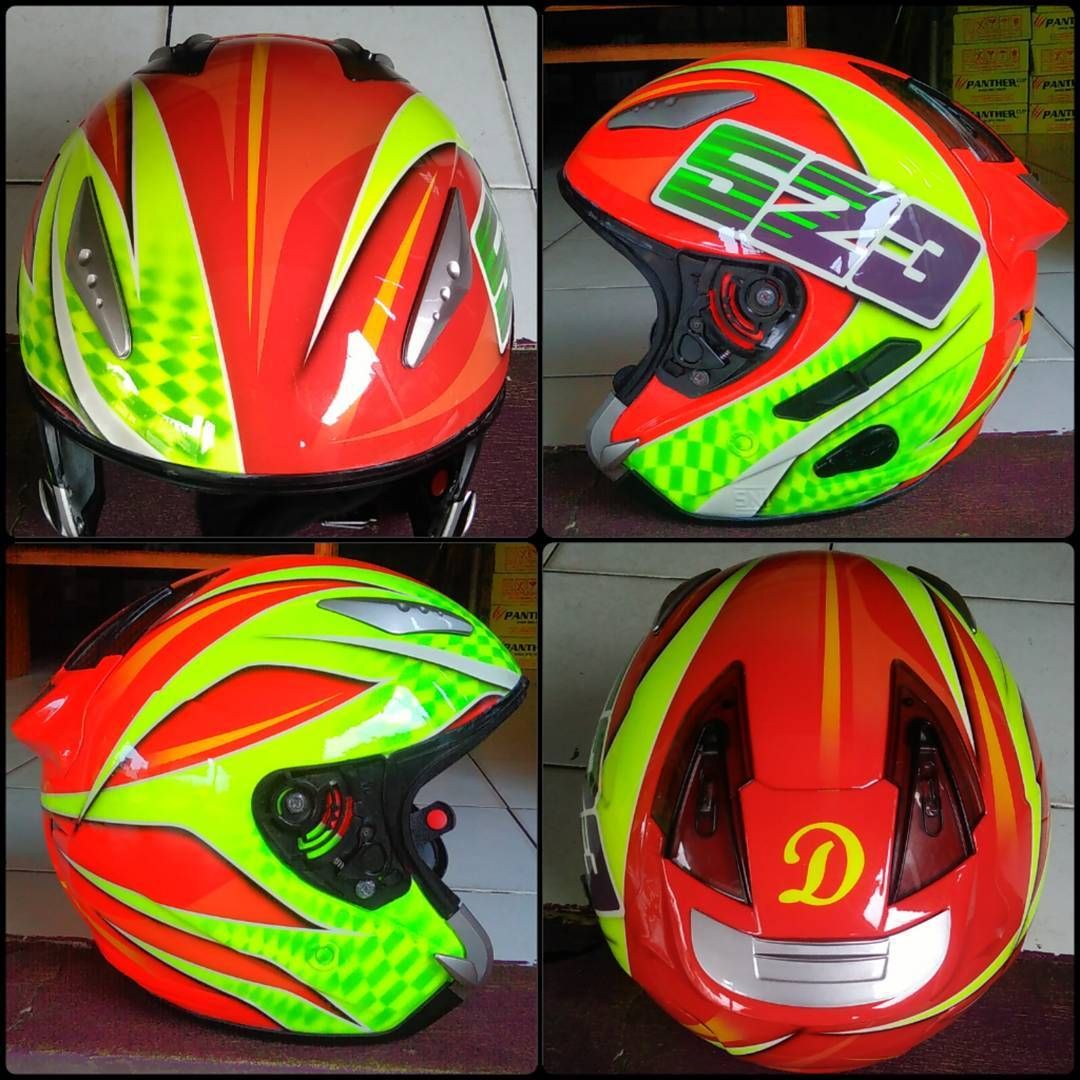 Detail Helm Airbrush Simple Nomer 14