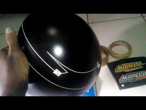 Detail Helm Airbrush Simple Nomer 16