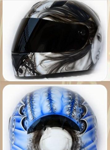 Detail Helm Airbrush Simple Nomer 21