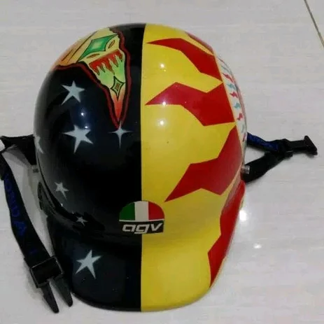 Detail Helm Airbrush Simple Nomer 24