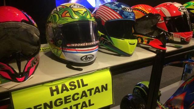 Detail Helm Custom Jogja Nomer 18