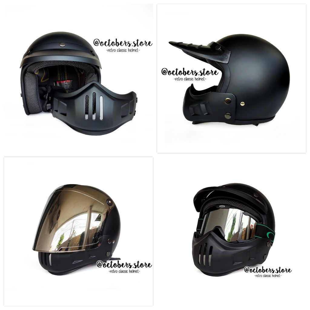 Detail Helm Full Face Klasik Nomer 26