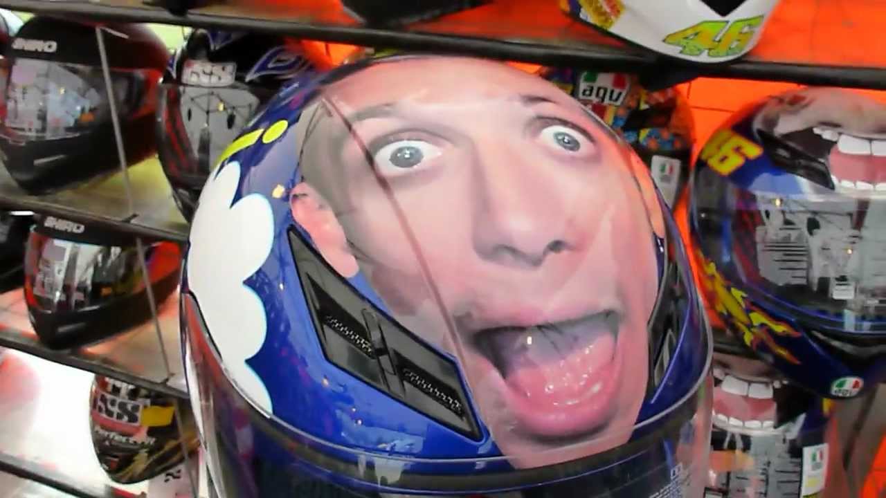 Detail Helm Full Face Valentino Rossi Nomer 31