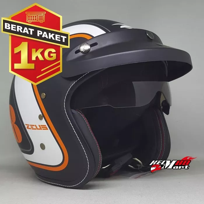 Detail Helm Retro Zeus Nomer 15