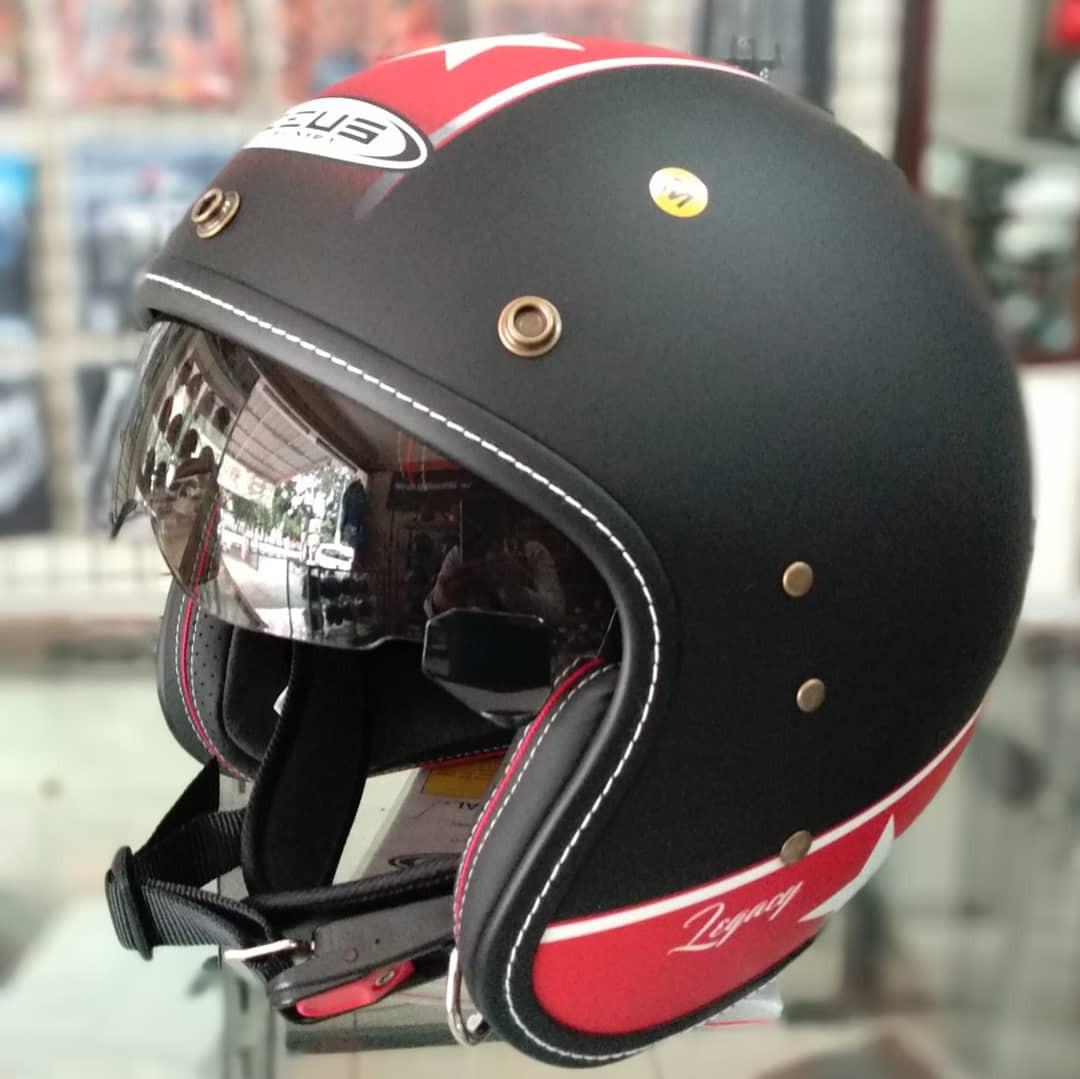 Detail Helm Retro Zeus Nomer 25