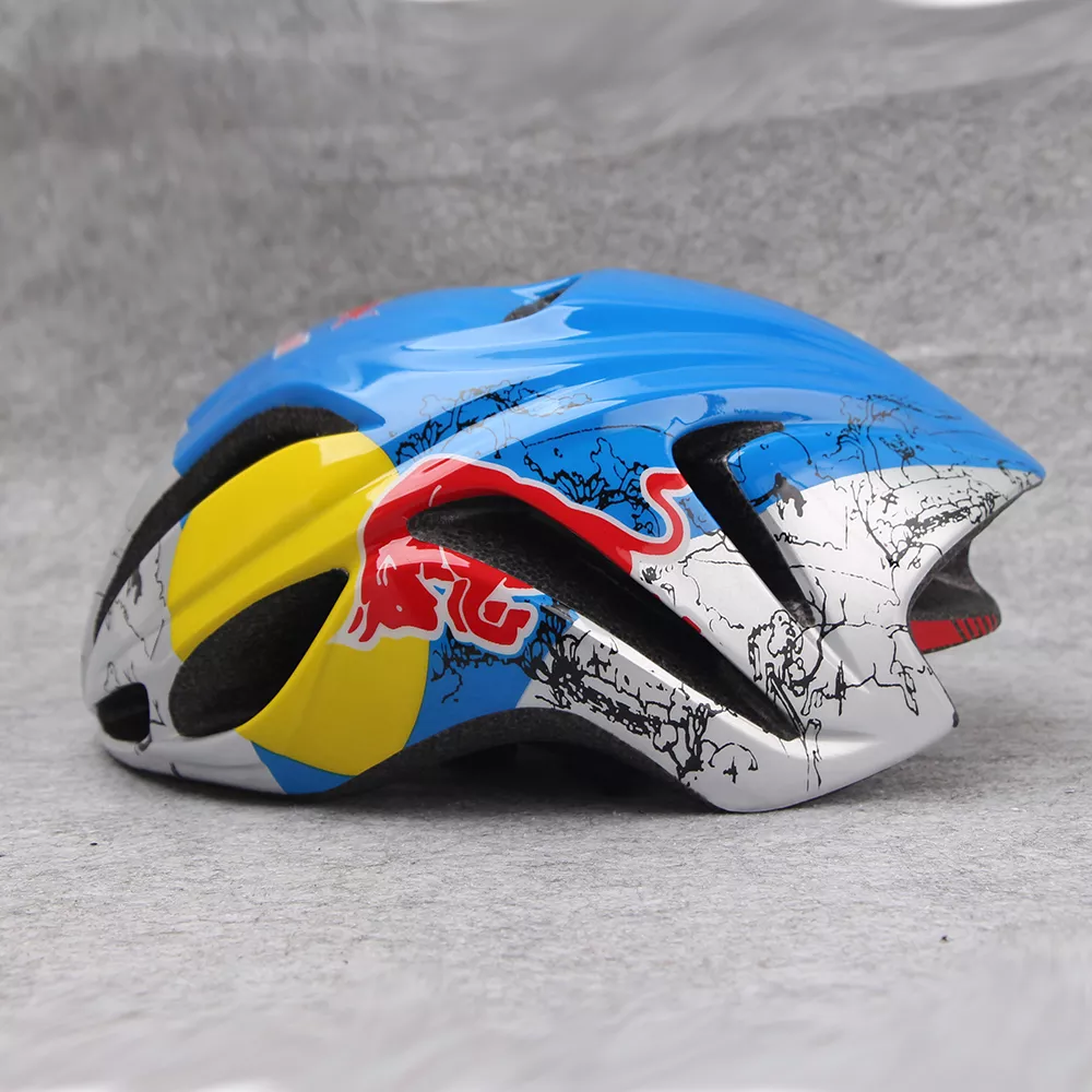 Detail Helm Sepeda Red Bull Nomer 24