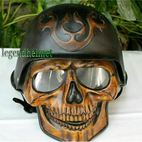 Detail Helm Tengkorak Full Face Nomer 22