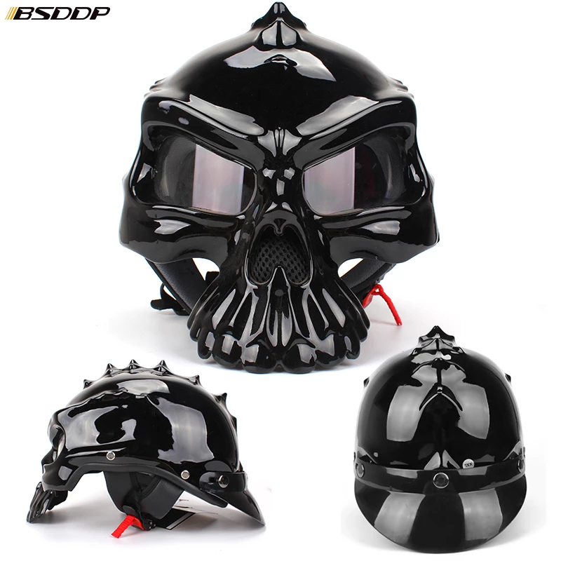 Detail Helm Tengkorak Full Face Nomer 26