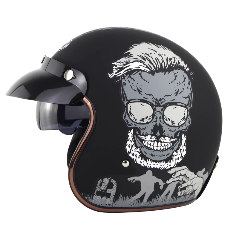 Detail Helm Tengkorak Full Face Nomer 41