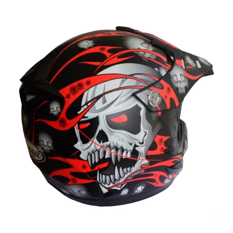 Detail Helm Tengkorak Full Face Nomer 53