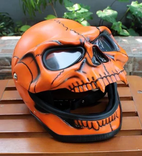 Detail Helm Tengkorak Full Face Nomer 10