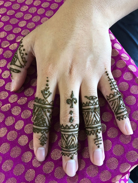 Detail Henna Art Simple Jari Nomer 25