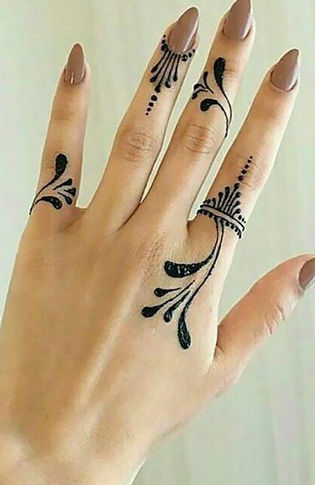 Detail Henna Art Simple Jari Nomer 4