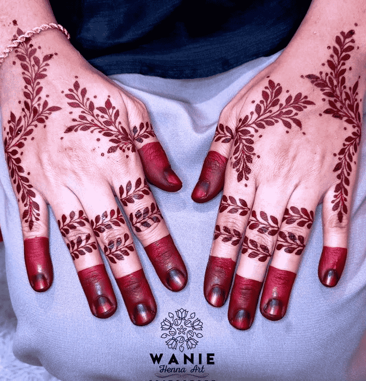 Detail Henna Art Simple Jari Nomer 36