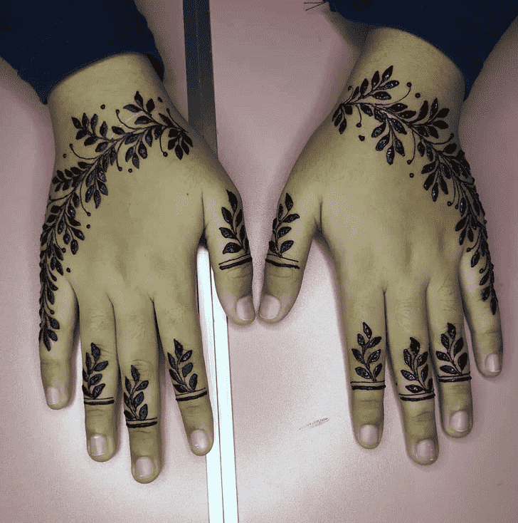 Detail Henna Art Simple Jari Nomer 37