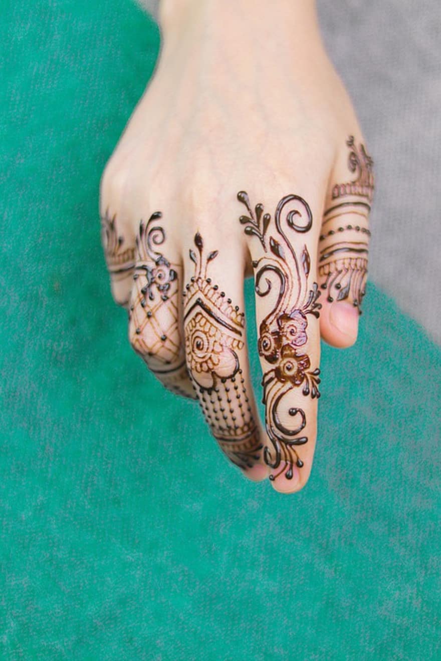 Detail Henna Art Simple Jari Nomer 42