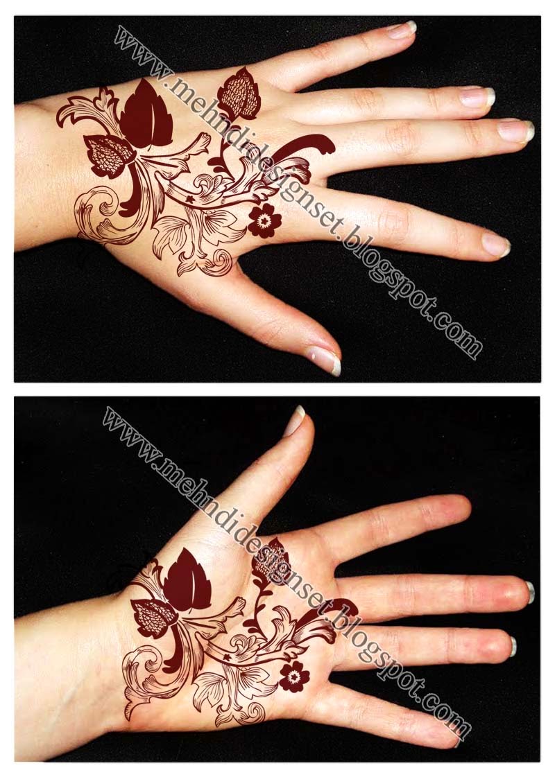 Detail Henna Art Simple Jari Nomer 45