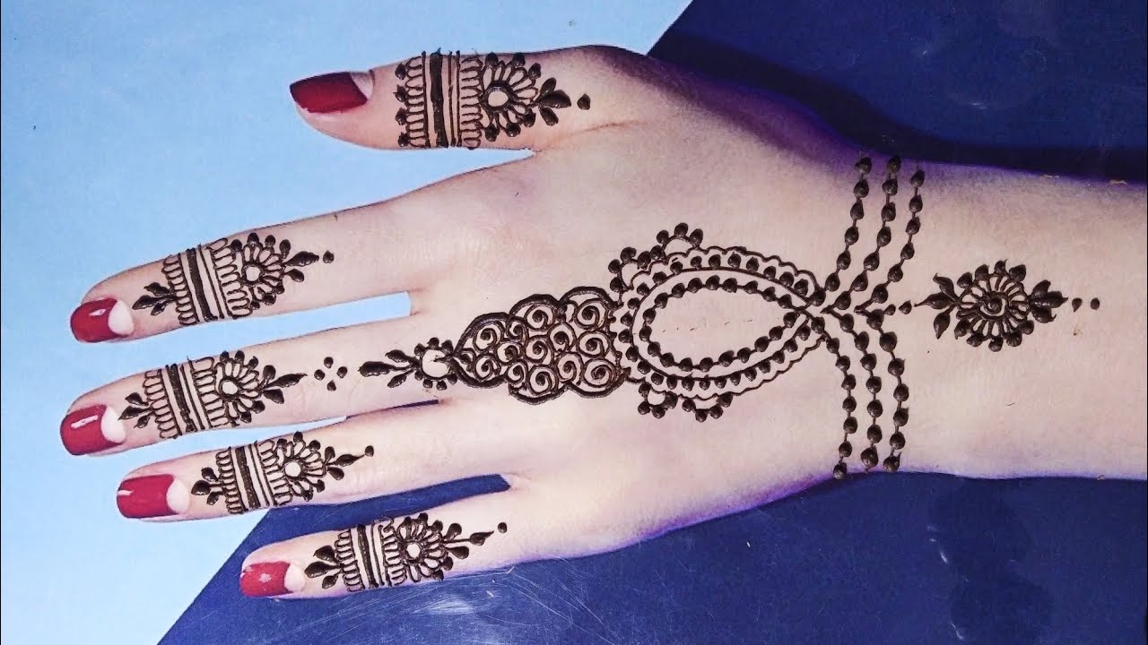 Detail Henna Art Simple Jari Nomer 10