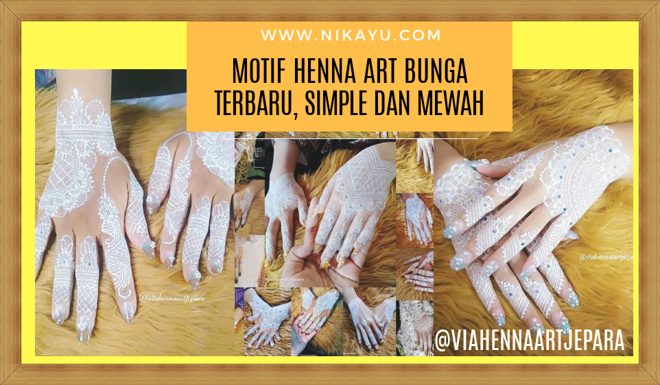 Detail Henna Bunga Simple Terbaru Nomer 21