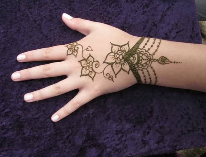 Detail Henna Gambar Bunga Nomer 26