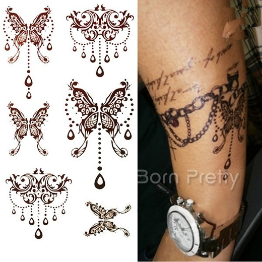 Detail Henna Gambar Kupu Kupu Nomer 20