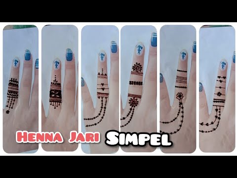 Detail Henna Jari Simple Nomer 16