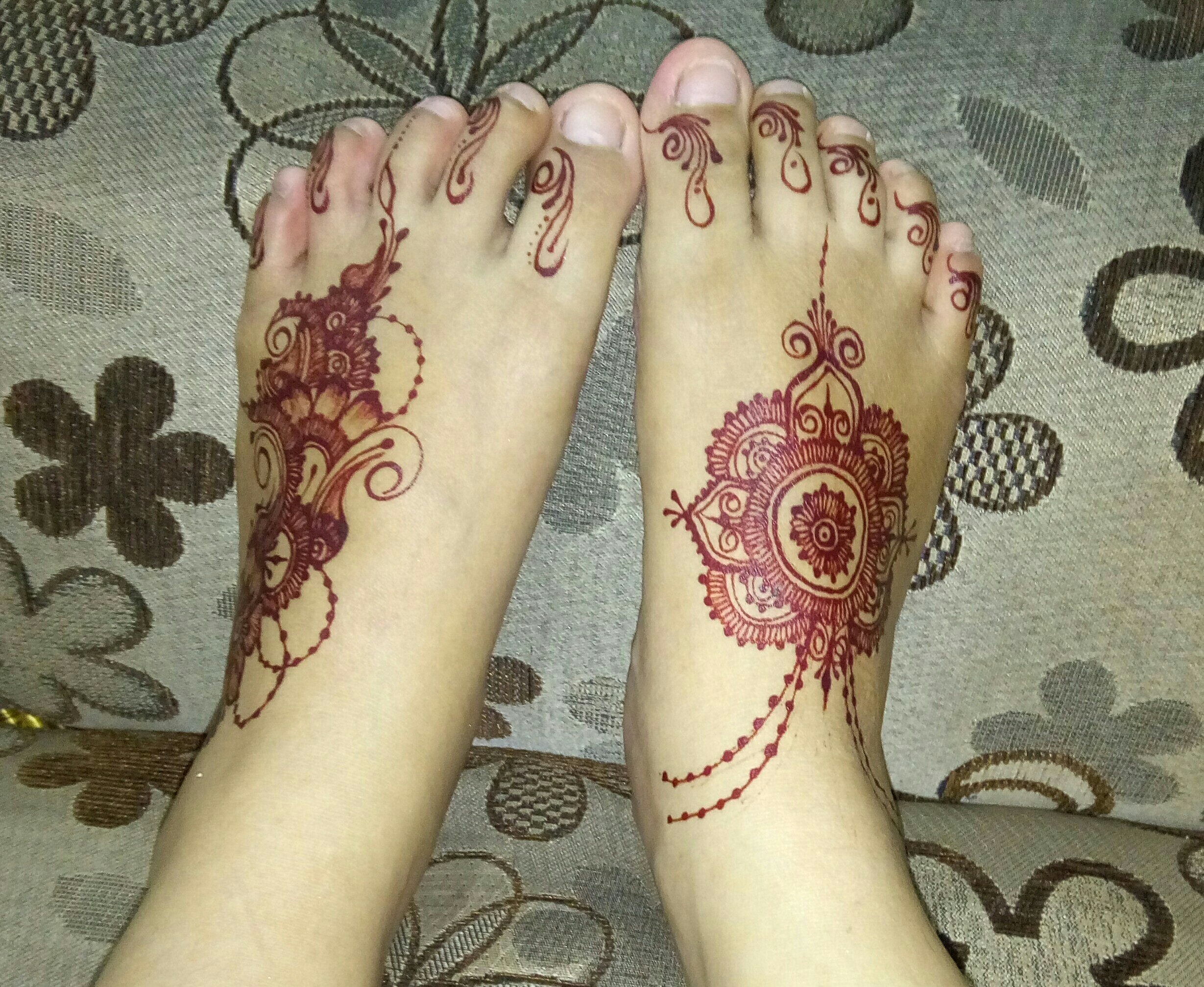 Detail Henna Kaki Mudah Nomer 44