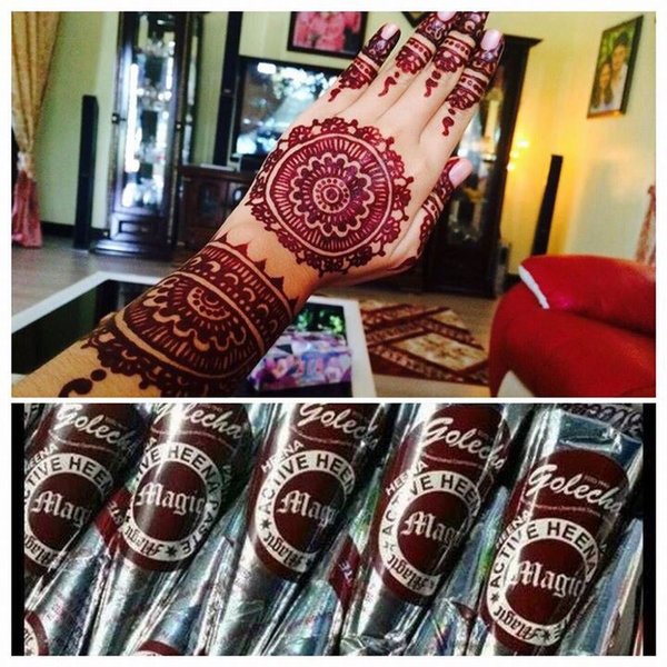 Detail Henna Merah Maroon Nomer 24