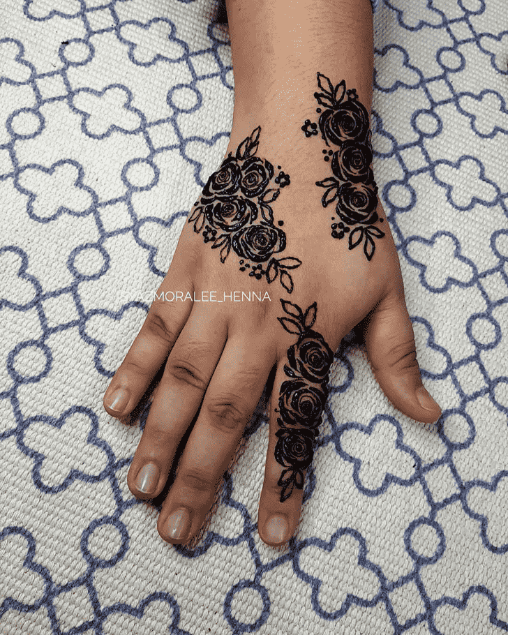 Detail Henna Paling Simple Nomer 33