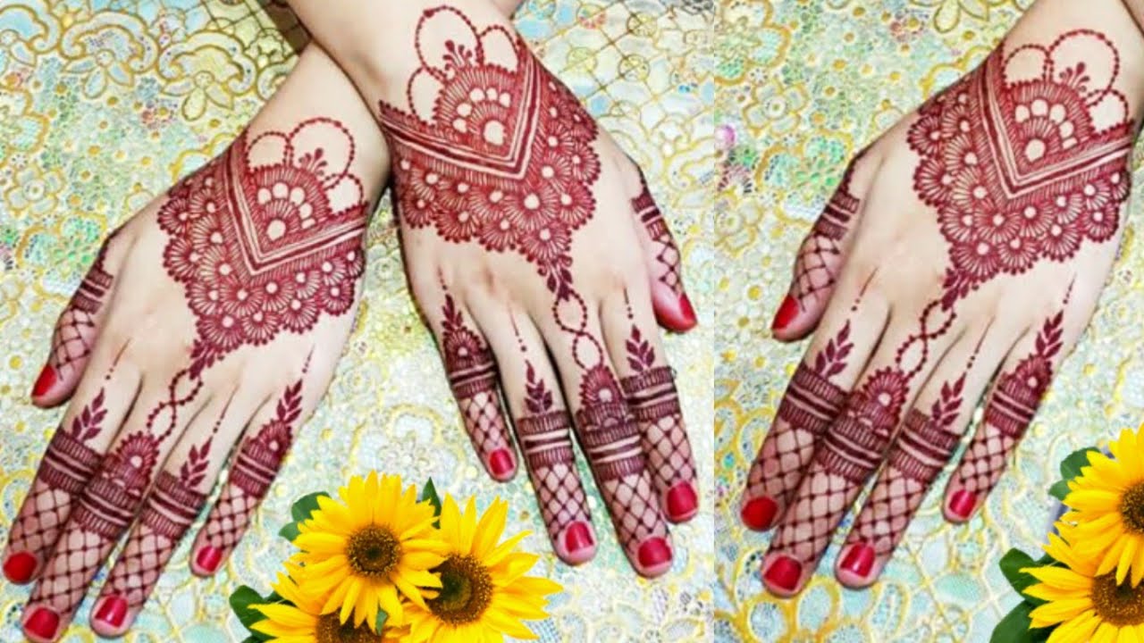 Detail Henna Pengantin Simple Nomer 10