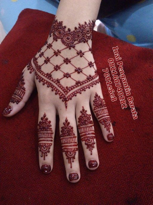 Detail Henna Pengantin Simple Nomer 16