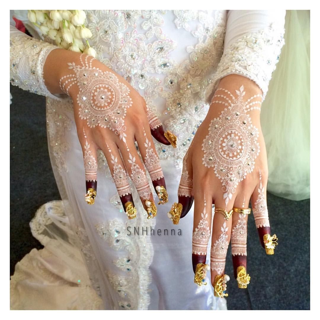 Detail Henna Pengantin Simple Dan Cantik Nomer 14