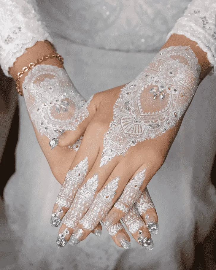 Detail Henna Putih Pengantin Simple Nomer 45