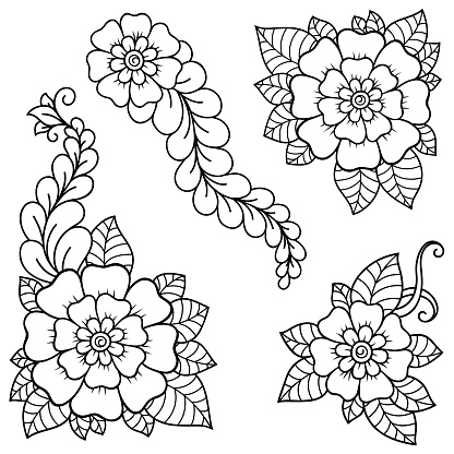 Detail Henna Simple Bunga Nomer 18