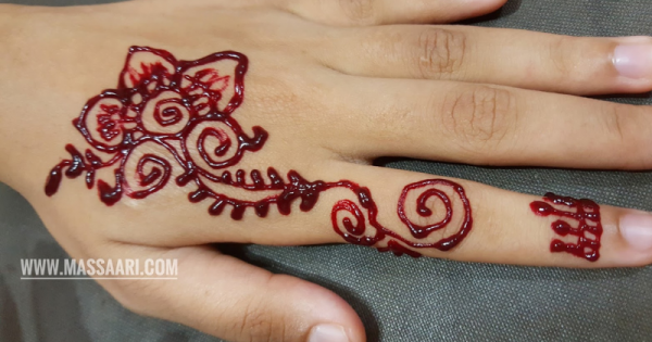 Detail Henna Simple Bunga Nomer 20