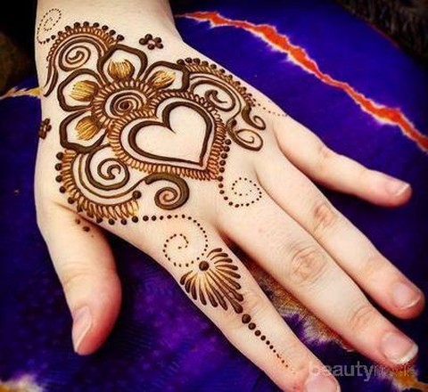Detail Henna Simple Bunga Nomer 21