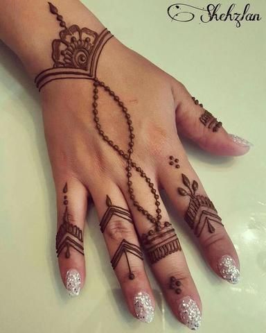 Detail Henna Simple Bunga Nomer 29