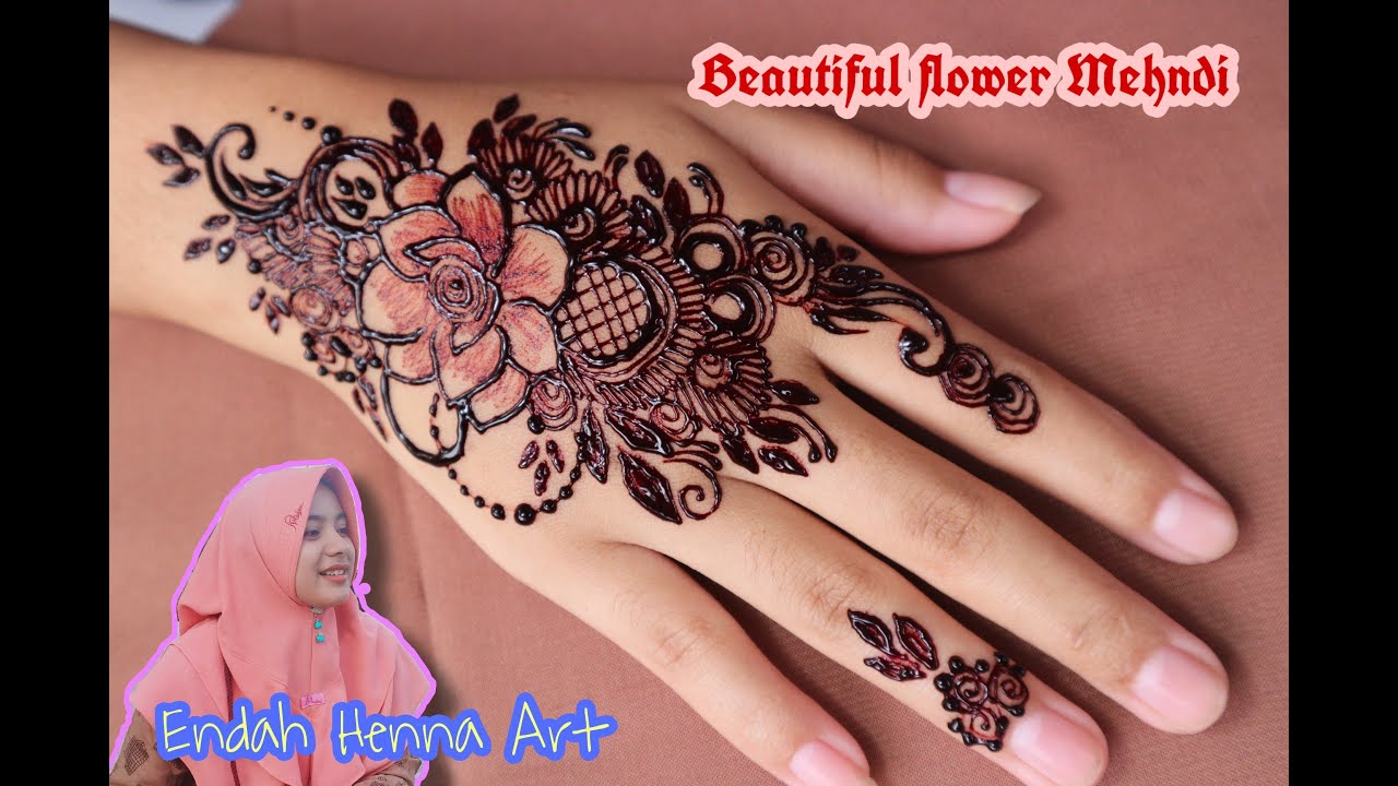 Detail Henna Simple Bunga Nomer 45
