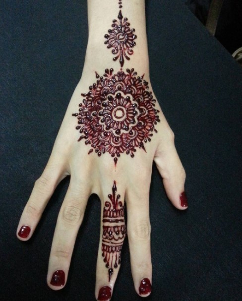 Detail Henna Simple Bunga Nomer 47