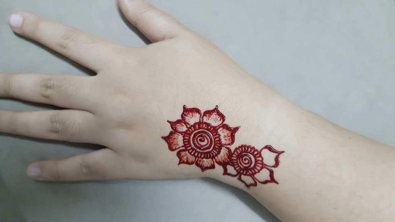 Detail Henna Simple Bunga Nomer 6