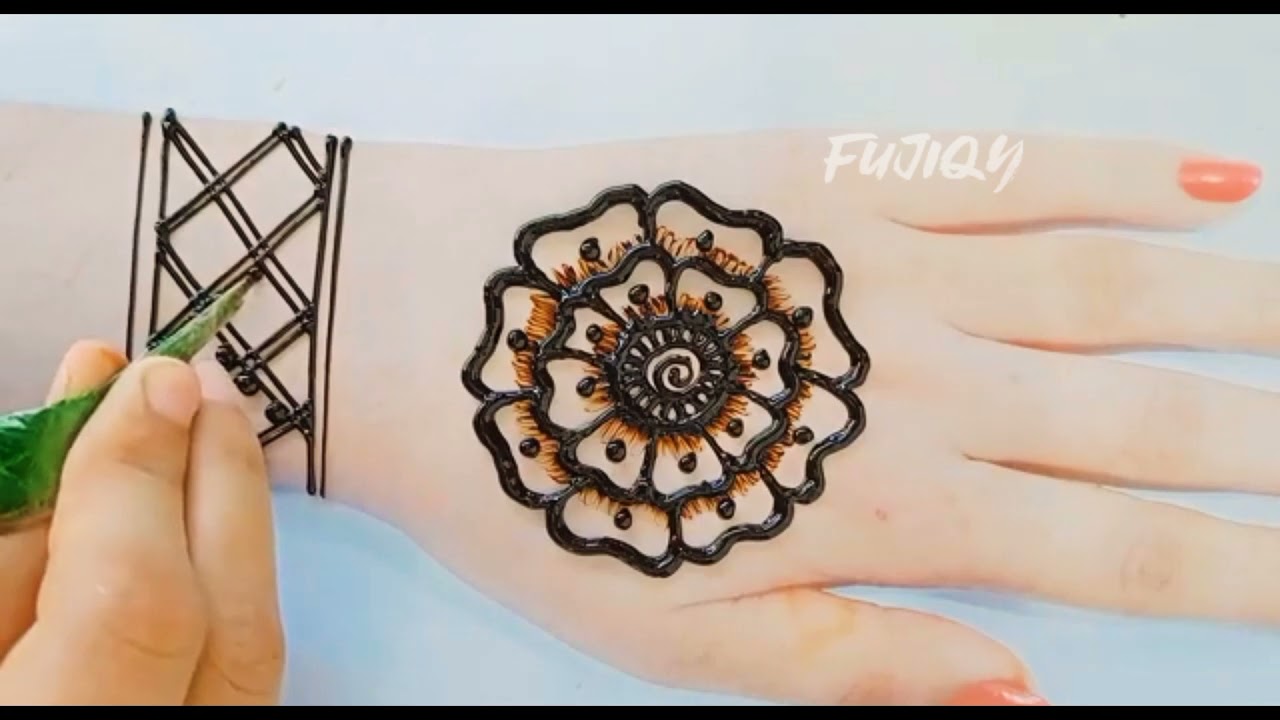 Detail Henna Simple Dan Cantik Nomer 7