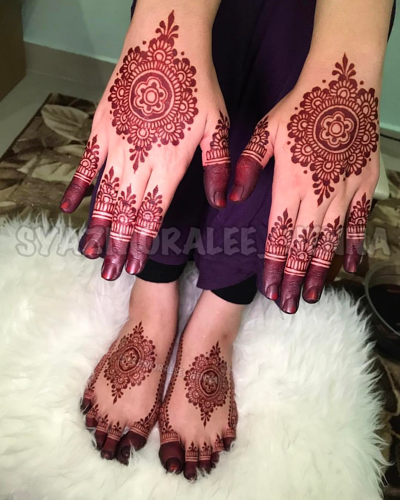 Detail Henna Simple Pengantin Nomer 15