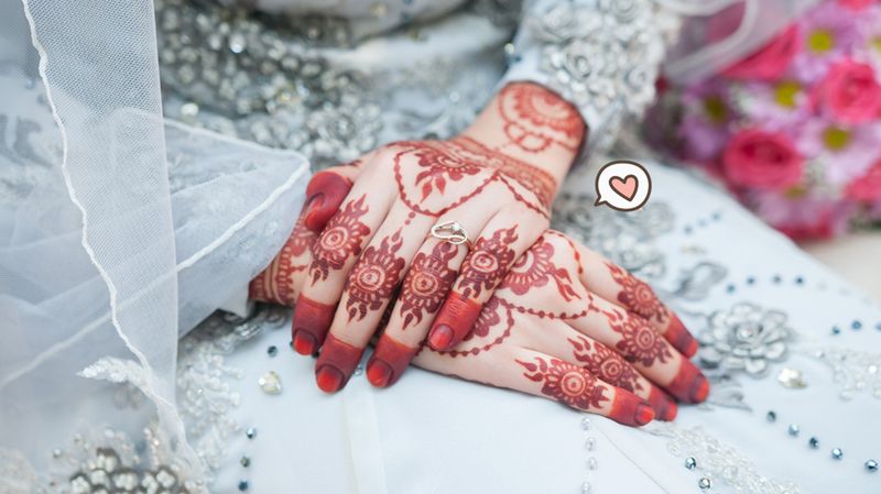 Detail Henna Tangan Pengantin Simple Nomer 18