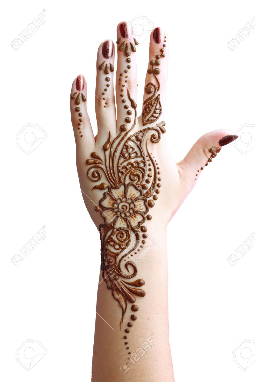 Detail Henna Tangan Pengantin Simple Nomer 28
