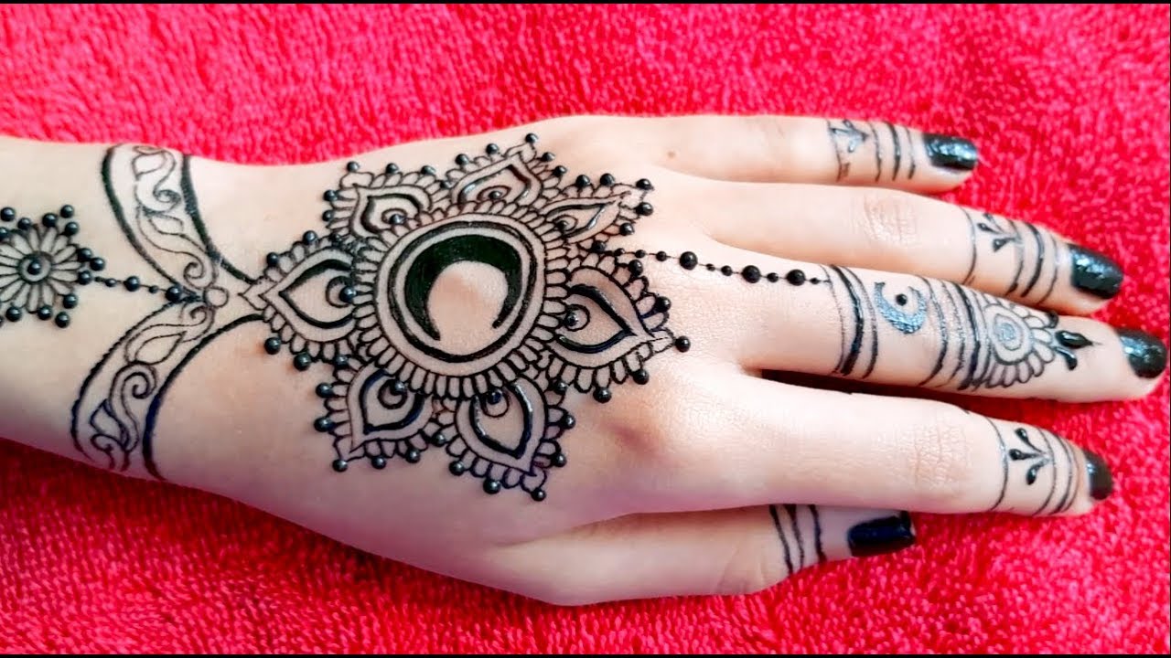Detail Henna Tangan Pengantin Simple Nomer 34