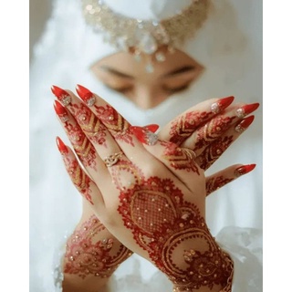 Detail Henna Tangan Pengantin Simple Nomer 36