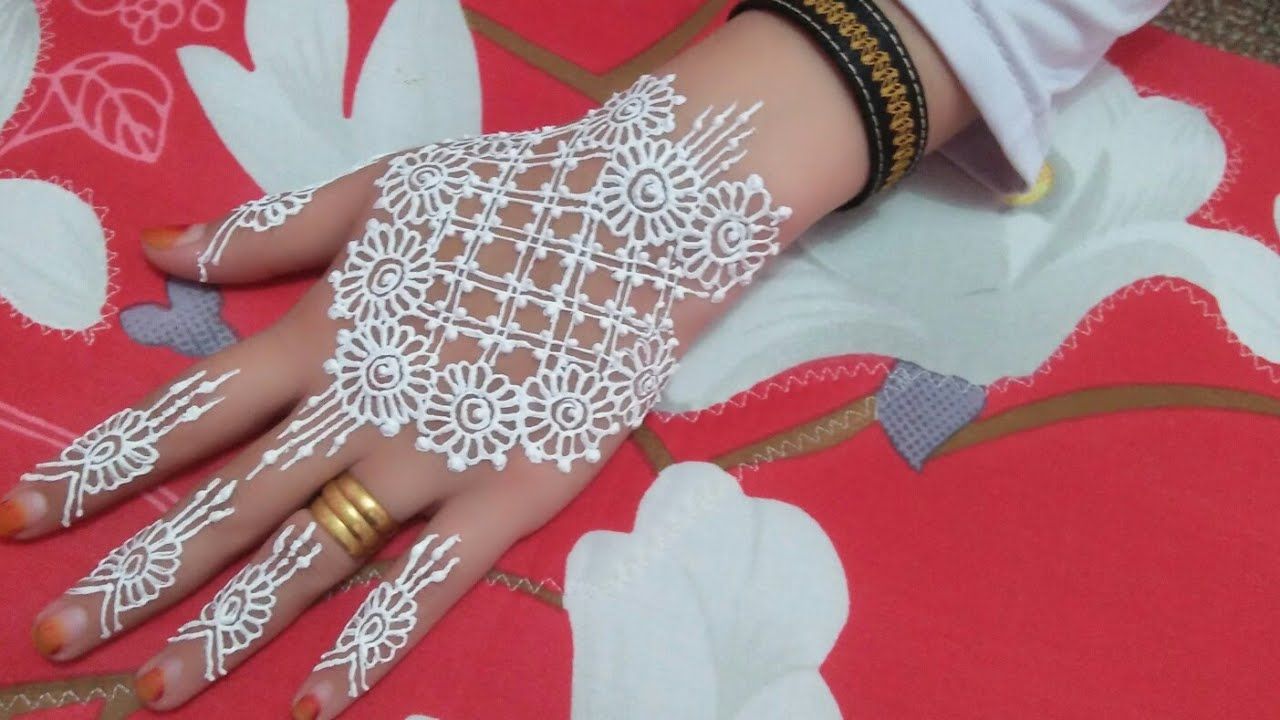 Detail Henna Tangan Pengantin Simple Nomer 4