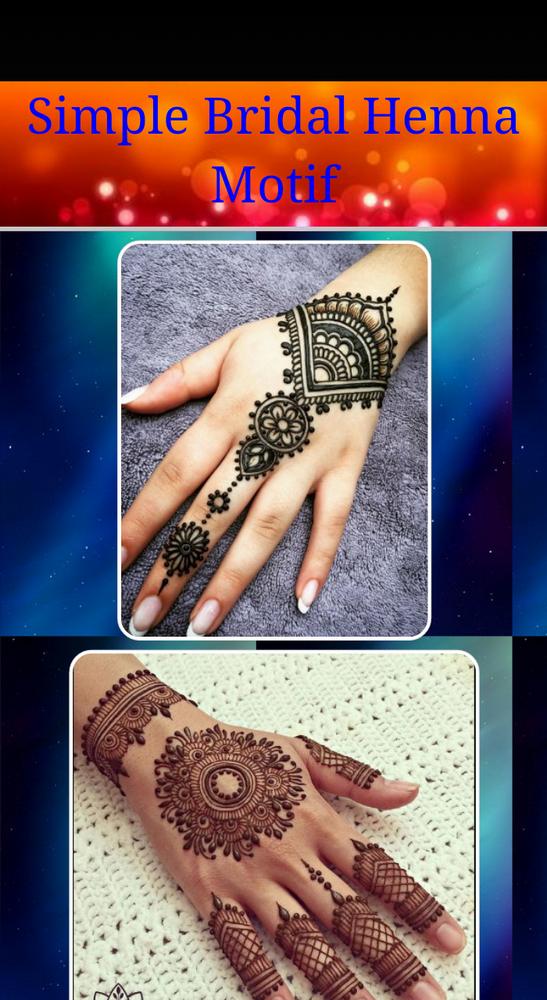 Detail Henna Tangan Pengantin Simple Nomer 43
