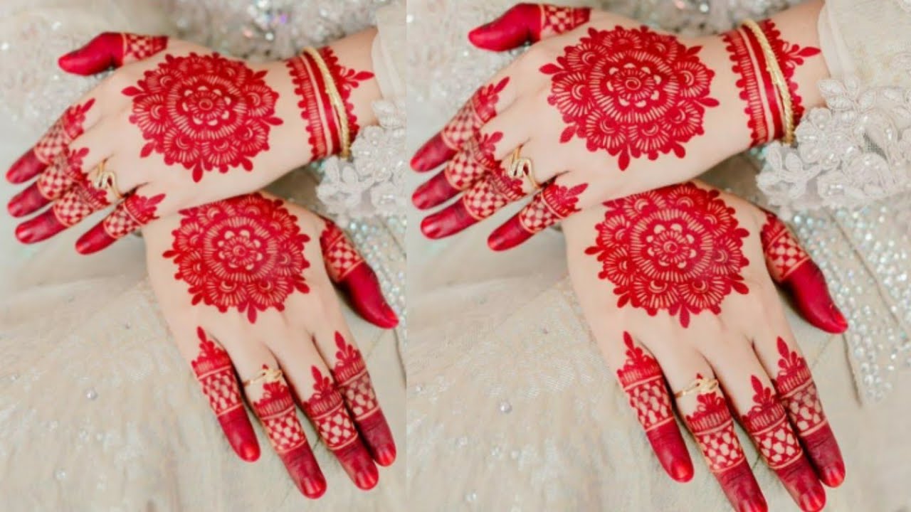 Detail Henna Tangan Pengantin Simple Nomer 45